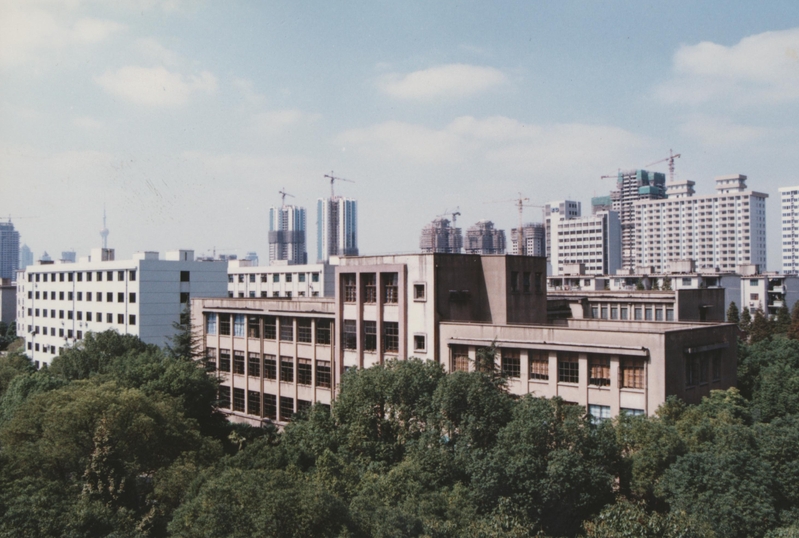 90年代上海海运学院校园老照片